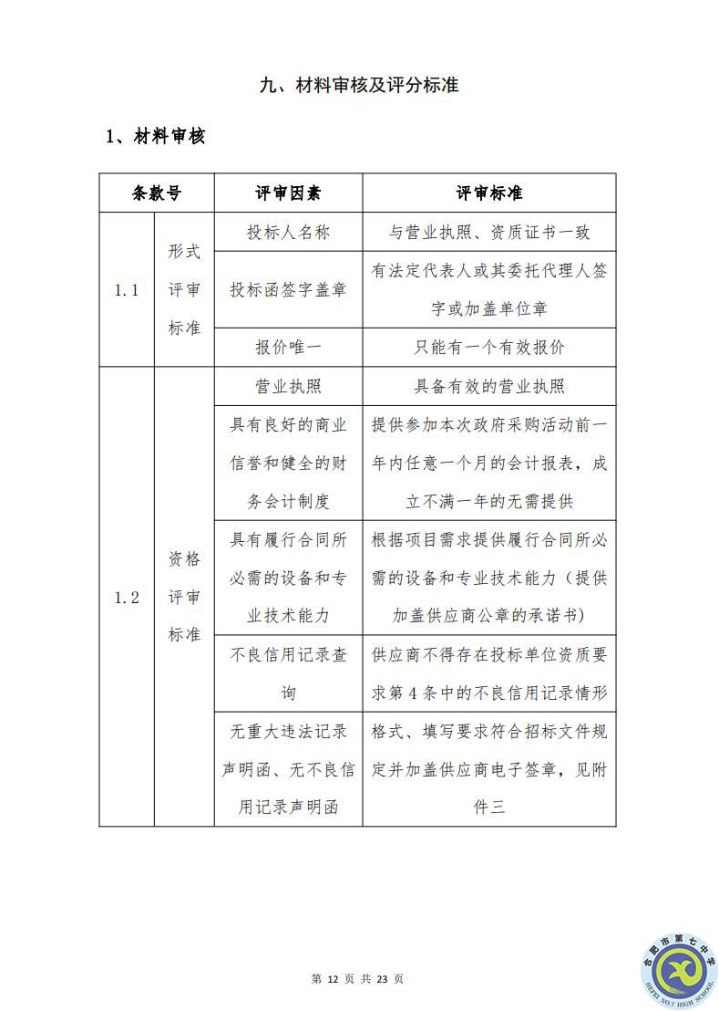 合肥七中运动场台阶自发光应急逃生安全标志建设项目招标公告(图12)