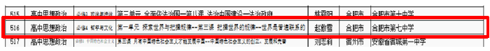 合肥七中推送“基础教育精品课”在省级遴选中全部入选(图4)