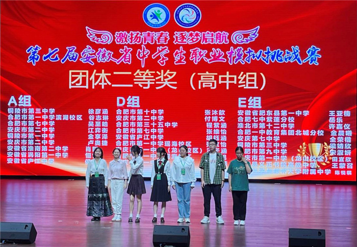 合肥七中学子参加安徽省第七届职业模拟挑战赛并取得佳绩(图4)