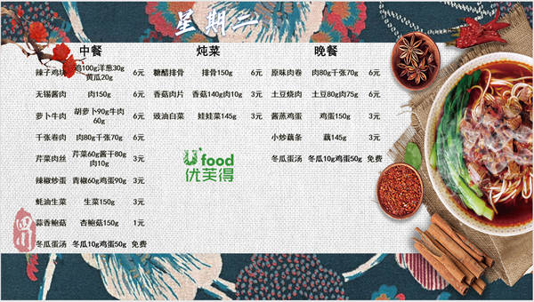 合七美食先知道（本周菜谱）(图4)