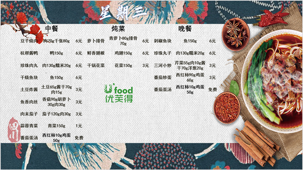 合七美食先知道（本周菜谱）(图3)