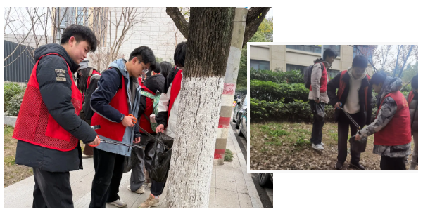 红马甲上线！这群七中少年用行动点亮美丽社区(图2)