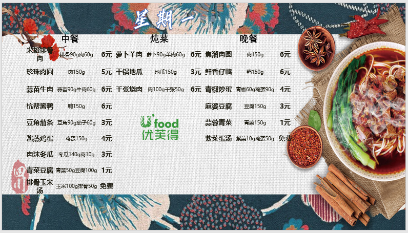 合七美食先知道（本周菜谱）(图3)